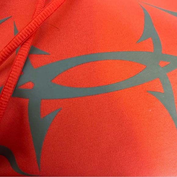 Under Armour | Fishing Hoodie | Size Mens L | Orange - Picture 4 of 8